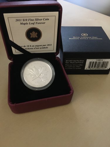 2011 $10 Maple Leaf Forever