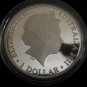 2011 $1 Silver Proof Coin Kangaroo at Sunset F15