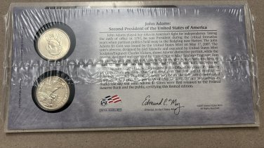 2007 First Day Coin Cover John Adams