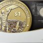 2015 American $1 Coin & Currency Set Mohawk Ironworkers