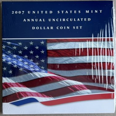 2007 US Mint Annual Uncirculated Dollar Coin Set