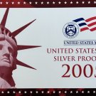 2005 United States Mint Silver Proof Set "V50"