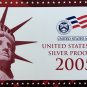 2005 United States Mint Silver Proof Set "V50"