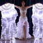 LED light up dance fan
