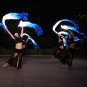 LED light up dance fan