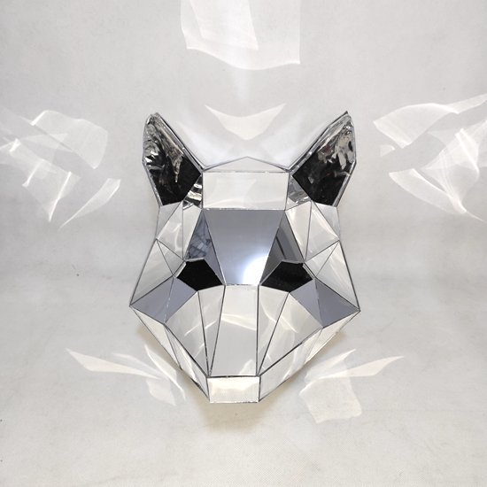 Mirror helmet for performance, high quality performance mirror helmet, 3D fox mirror mask