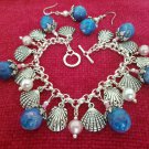 Painted Clay Charm Bracelet