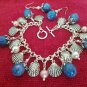Painted Clay Charm Bracelet