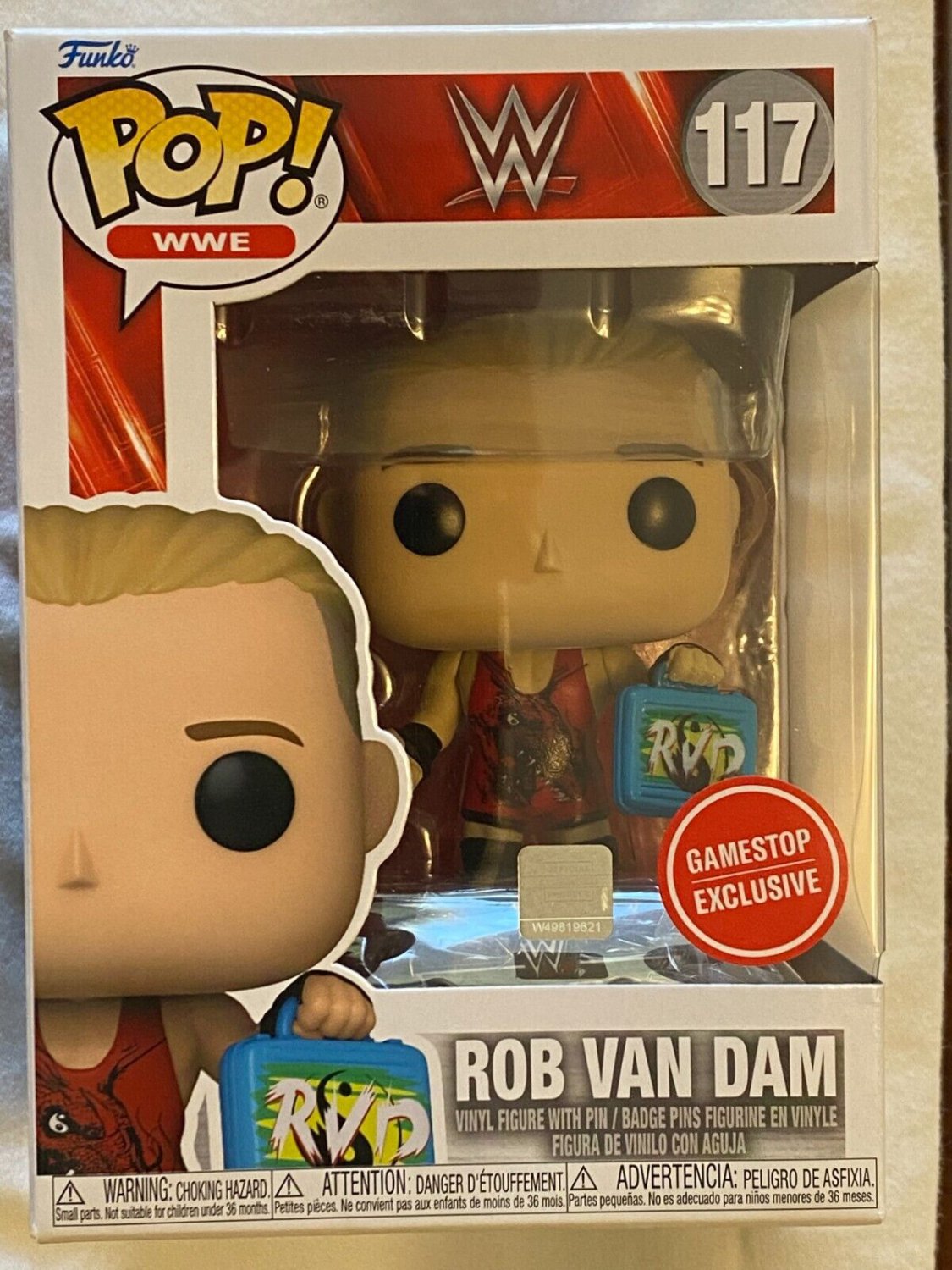 WWE Rob Van Dam RVD Gamestop Exclusive #117 Funko Pop