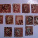 Penny Reds Queen Victoria Postage Stamps