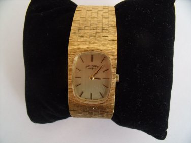 Vintage Rotary Swiss Made Gold Plated Watch