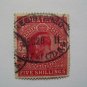 Edward VII Five Shilling Postage Stamp