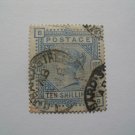 10 Shilling Queen Victoria Postage Stamp