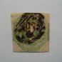 Queen Victoria 1 Shilling Embossed Stamp 1847