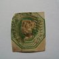 One Shilling Embossed Stamp 1847 Queen Victoria
