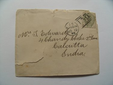 Victorian Letter To India 1885