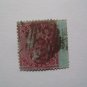 QV 4d Carmine Blue Paper Postage Stamp 1855