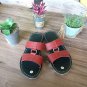 Slippers Black leather for boy