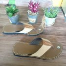 Slippers Brown leather for girls and boy