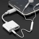 NEW iPhone Lightning 2-in-1 Charger / 3.5mm Audio Adapter For 7 8 X 11 Pro Max