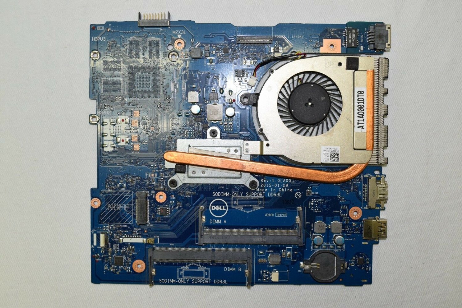Dell Inspiron 15 5558 Motherboard, i3-4030U @ 1.9GHz