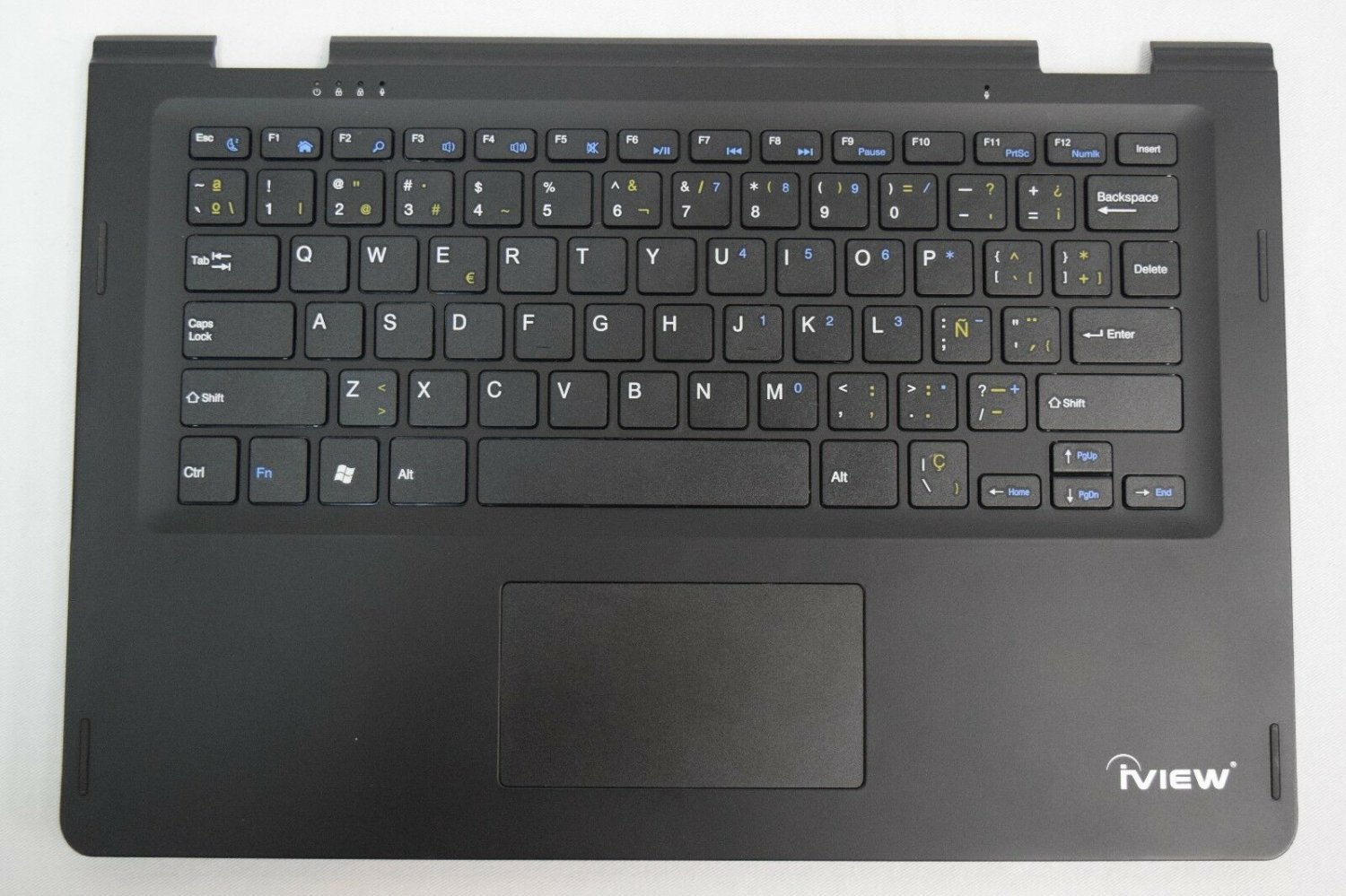 iView ULTIMA 1510 Palmrest with Keyboard and Touchpad
