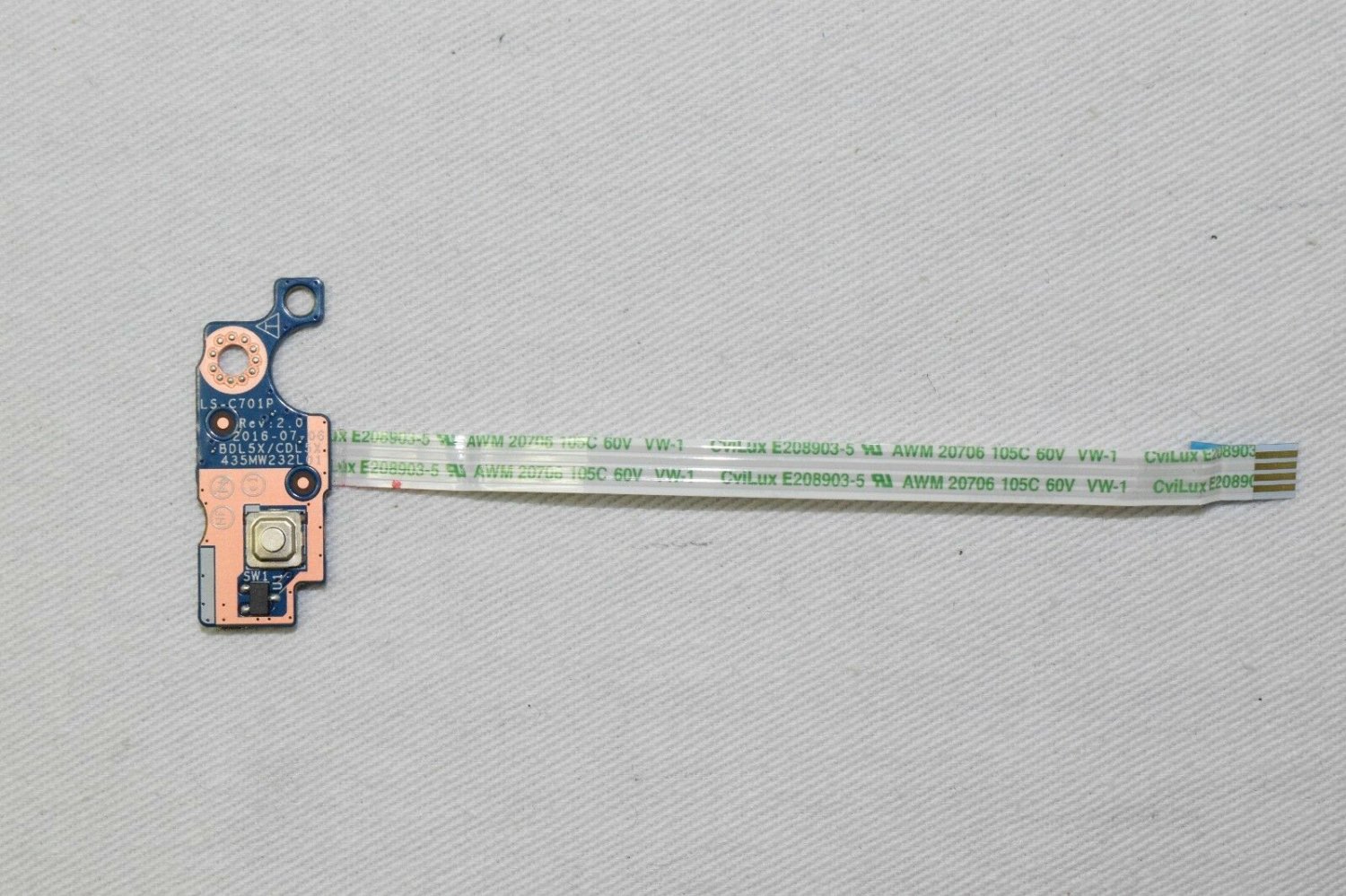 HP 255 G5 Power Button Board with Cable, LS-C701P