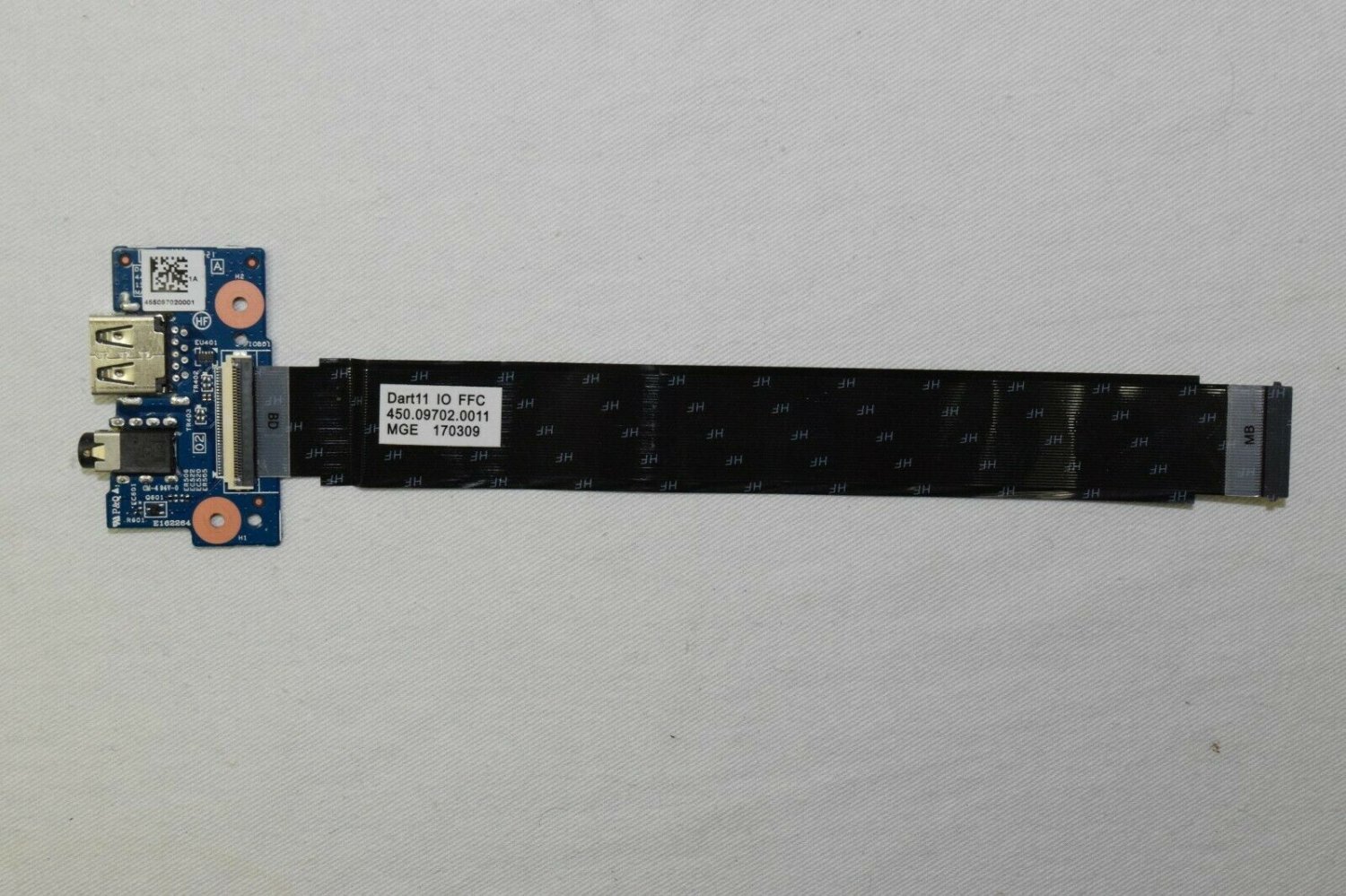 HP Chromebook 11-V020WM USB Audio IO Connector Board 450.09702.0011