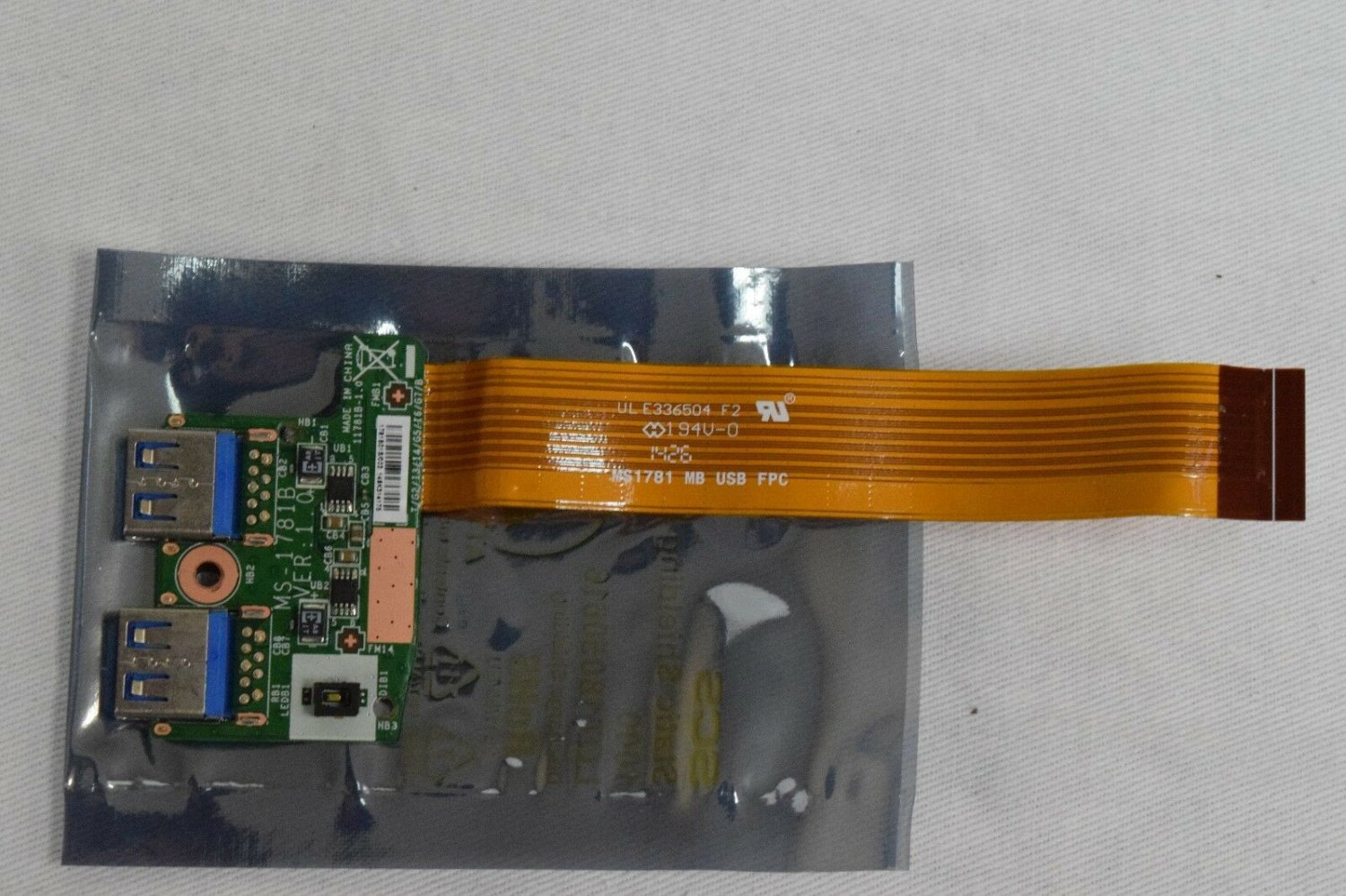 MSI GT73VR MS-17A1 Laptop Dual USB 3.0 Port I/O Board