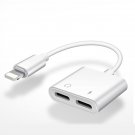 NEW iPhone 2-in-1 Lightning Charger / Audio Adapter For 7 8 X 11 Pro Max