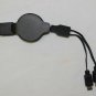 Halo USB A to Dual Micro USB B Retractable Cable