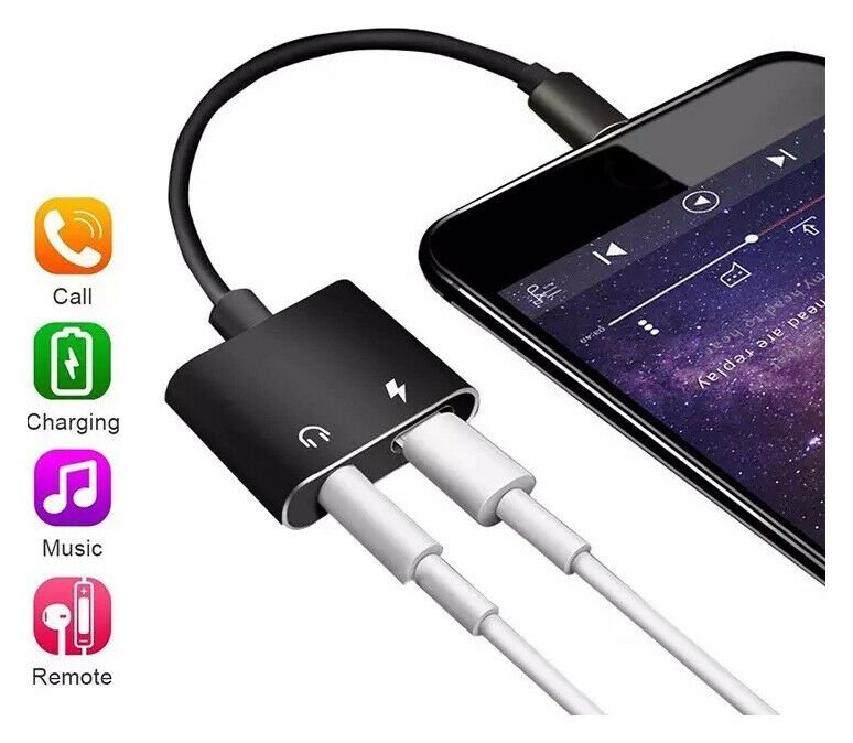 NEW USB-C to 3.5mm Audio / USB-C Charger 2-in-1 Adapter, Samsung Android MacBook