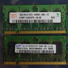 2GB (2 x 1GB) PC2-6400S 2Rx16 RAM SODIMM