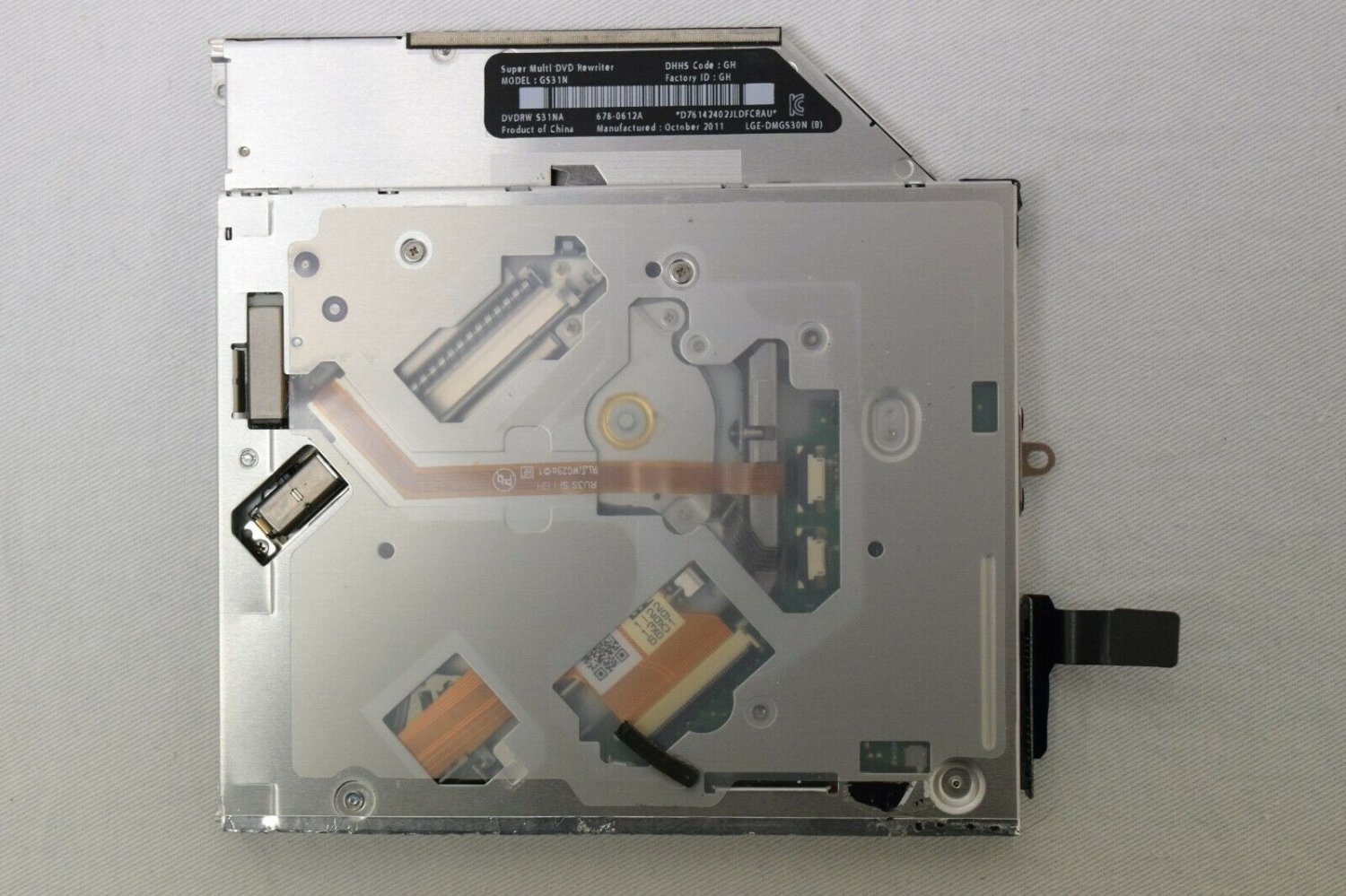 Apple MacBook Pro A1278 DVD-RW Optical Drive GS31N, 678-0612A