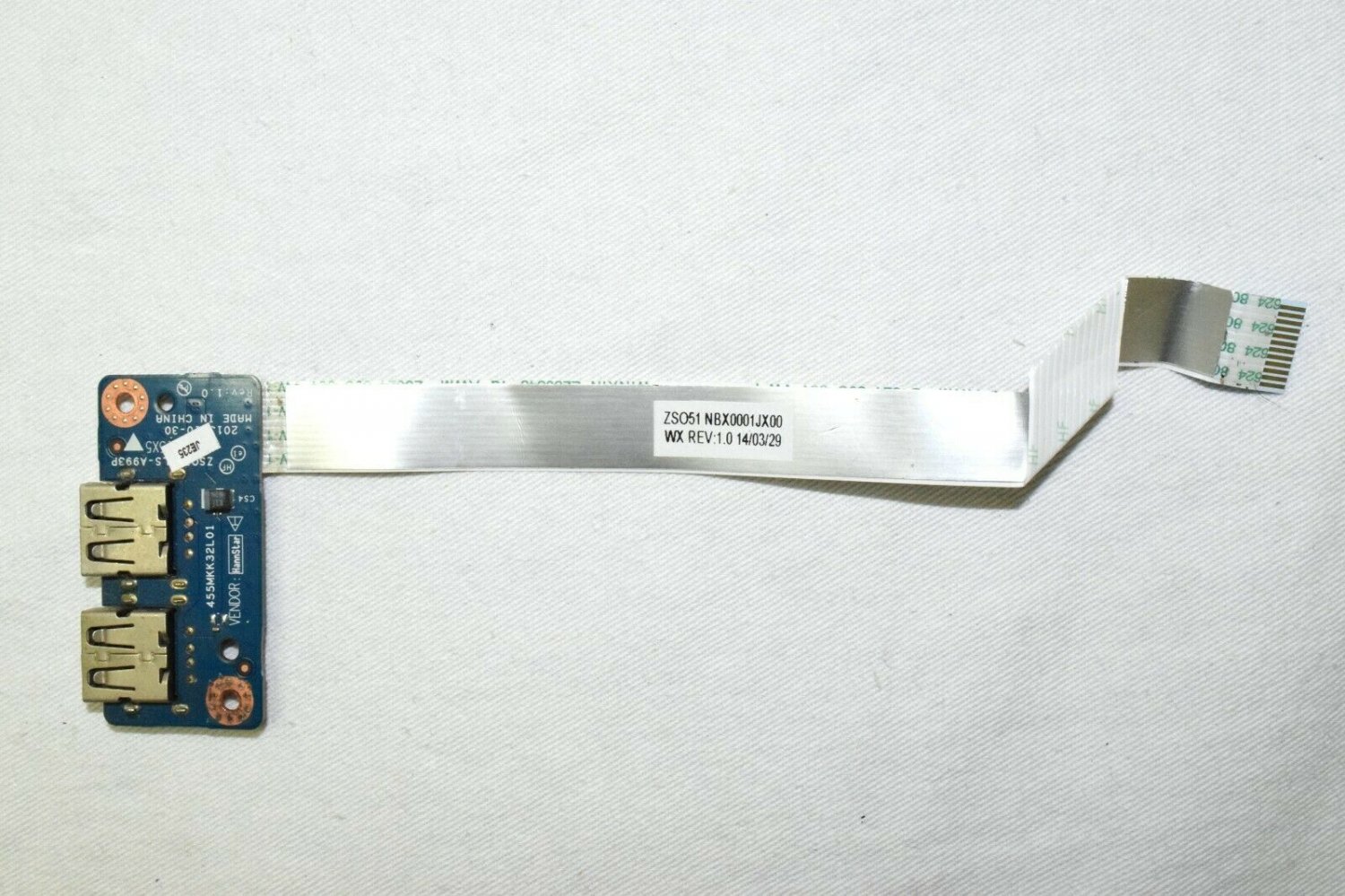 HP 250 G3 Laptop IO Board, ZSO51 LS-A993P