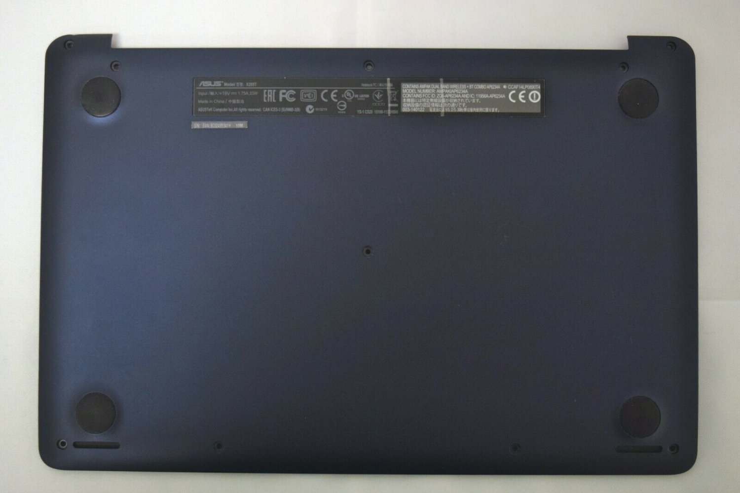 ASUS EeeBook X205TA Bottom Case