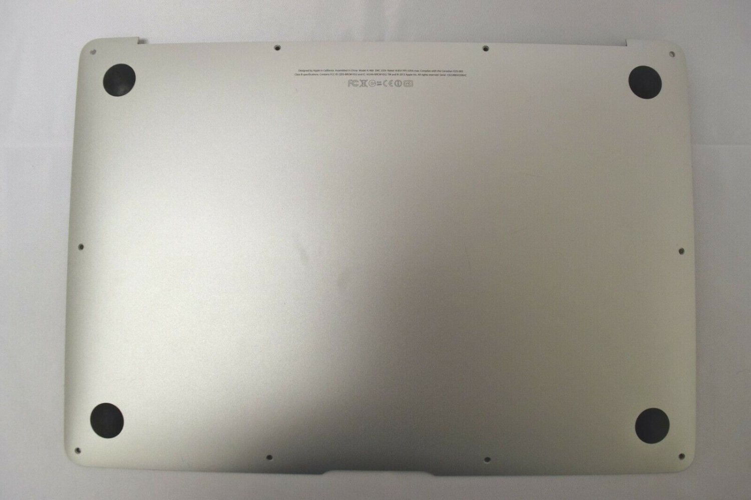 Apple MacBook Air A1466 (2012) 13" Bottom Case Cover, 604-2974-A