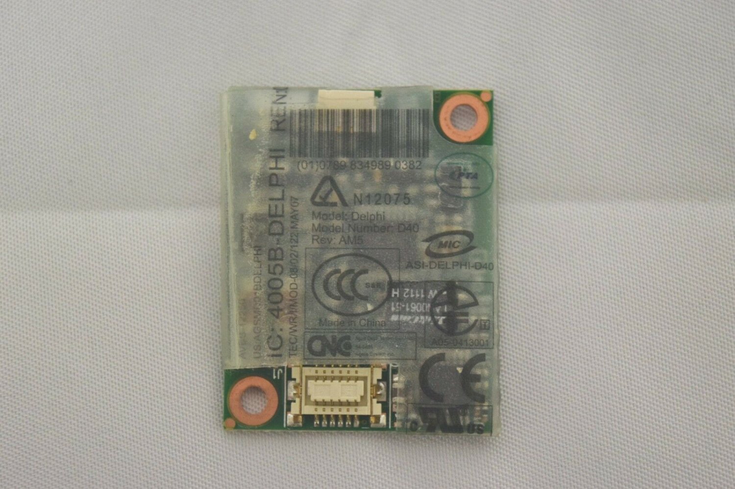 HP EliteBook 8440p Modem Card Board Agere Delphi D40, 461750-001