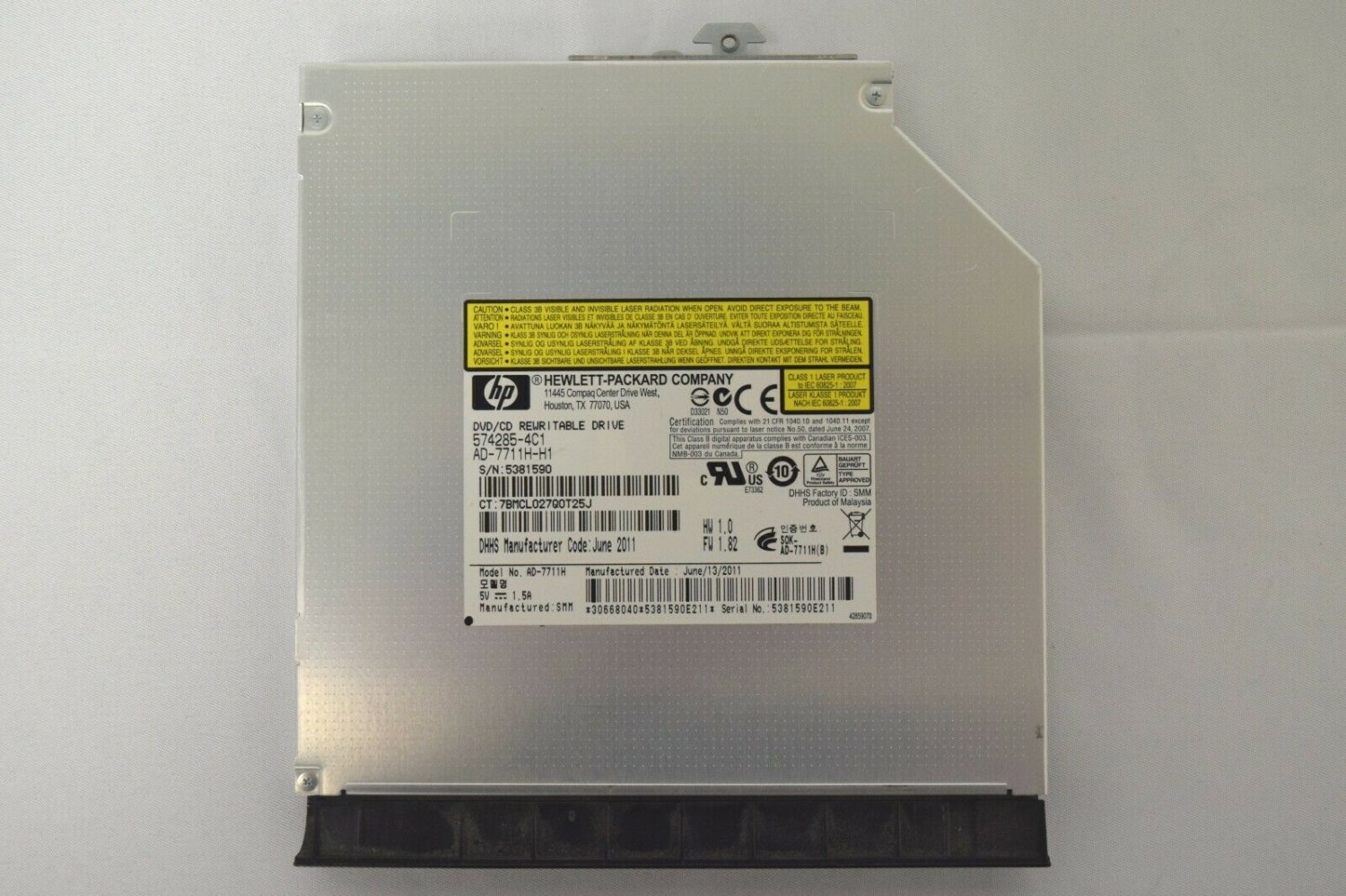 HP EliteBook 8440p DVD/CD Rewritable Drive, 574285-4C1