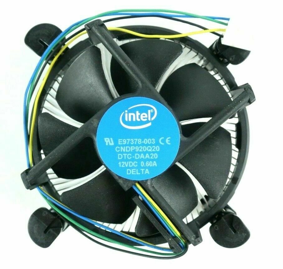 Heatsink Fan Intel E97378-003 LGA1155 1156 1150 Core i3 i5 i7 92x92x32mm 4-Pin