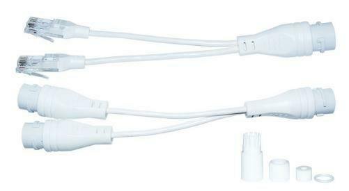 NEW CAT5e/6 RJ45 Ethernet Splitter/Combiner Kit, Waterproof & PoE Compatible