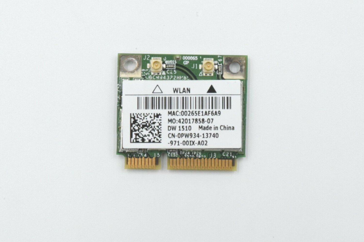 Dell Latitude E6400 WiFi Wireless WLAN Board