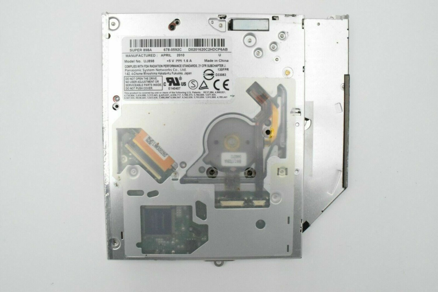 Apple MacBook Pro A1278 DVD-RW Drive UJ8A8