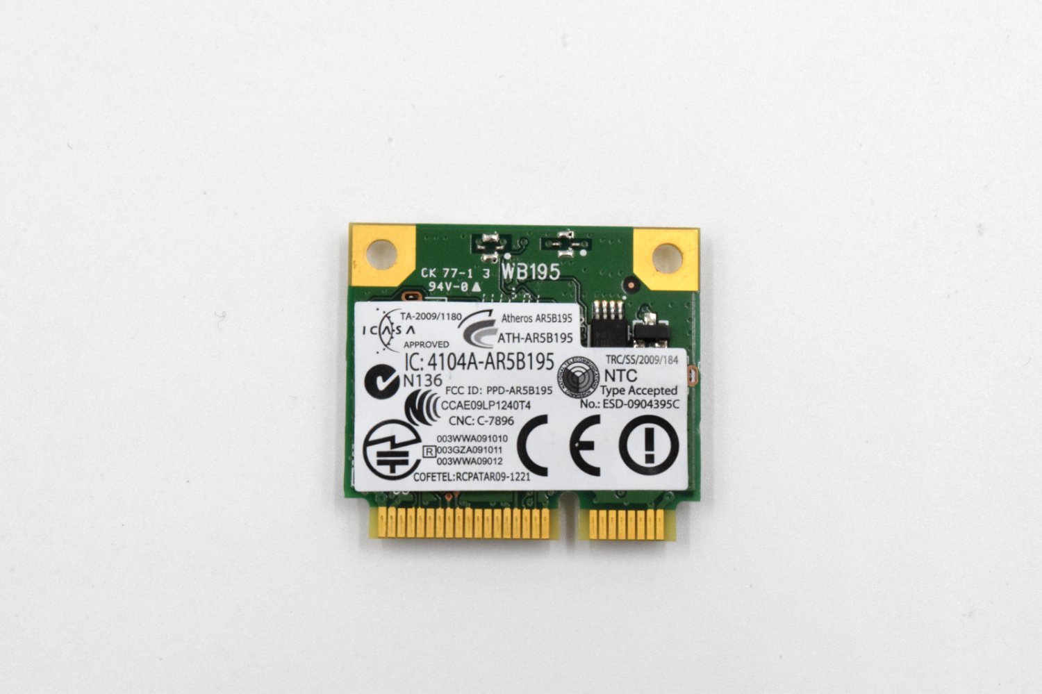 Atheros AR5B195 DW1702 Laptop Wireless Card