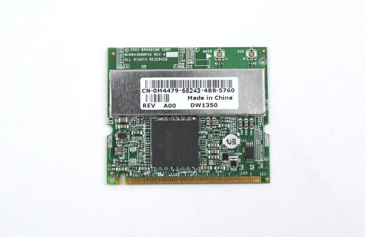 Dell Inspiron 1150 PP08L Laptop WiFi Card, BCM94306MPSG