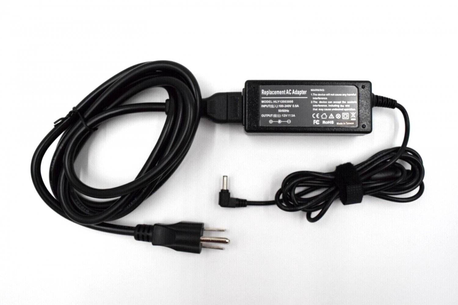 Replacement AC Adapter Power Supply HLY12003000 12V 3A