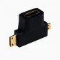 NEW NetFu HDMI Mini Type C & Micro Type D to Standard Type A Video Adapter