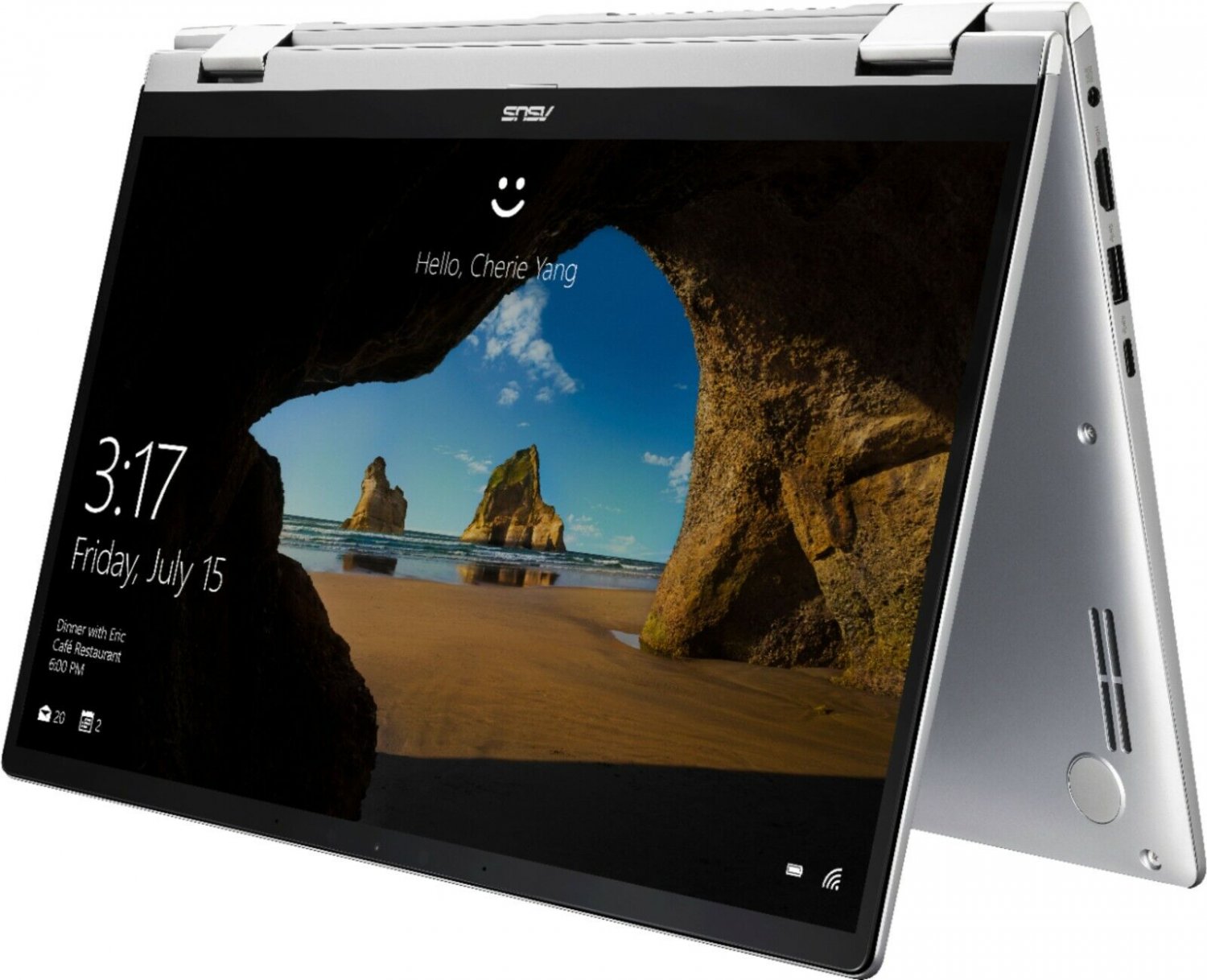 ASUS 2-in-1 14" FHD Touchscreen Laptop, AMD Ryzen 5, Radeon Vega 8, NEW 1TB SSD