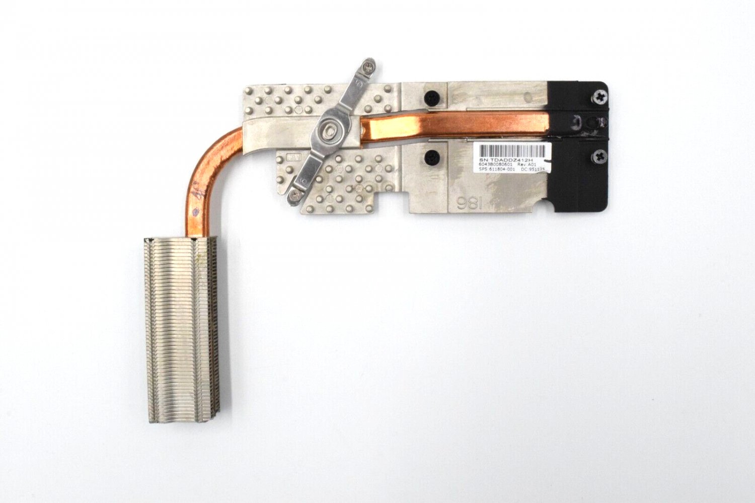 HP 625 Notebook Cooler Heatsink 611804-001