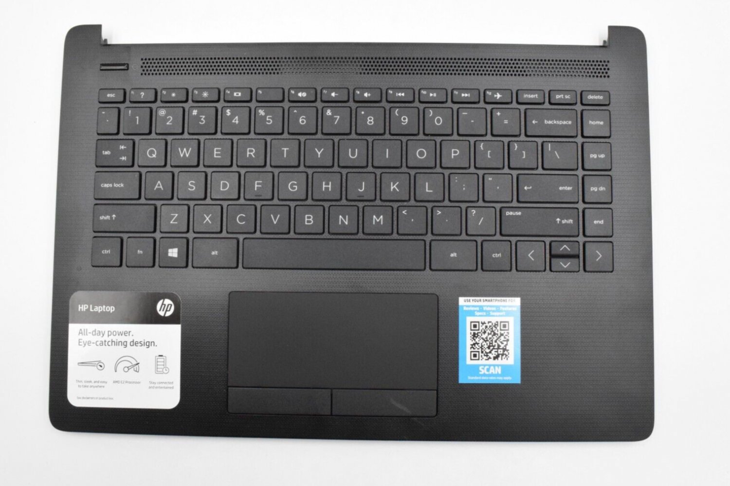 HP Notebook 14-CM0075NR Laptop Keyboard Palmrest Touchpad